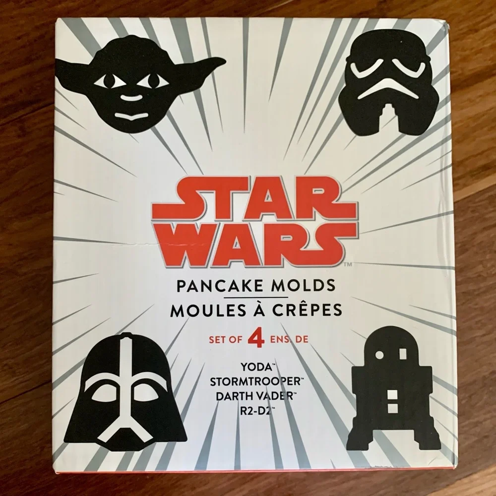 NWT Williams Sonoma Star Wars Pancake Molds Set of 4